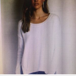 FRANKIE knit milk cashmere sweater  Size L